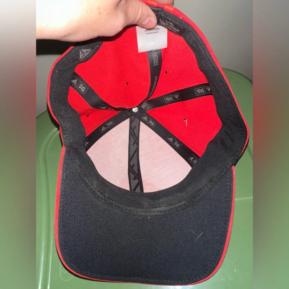 Adidas Bold Red TaylorMade Baseball Cap
